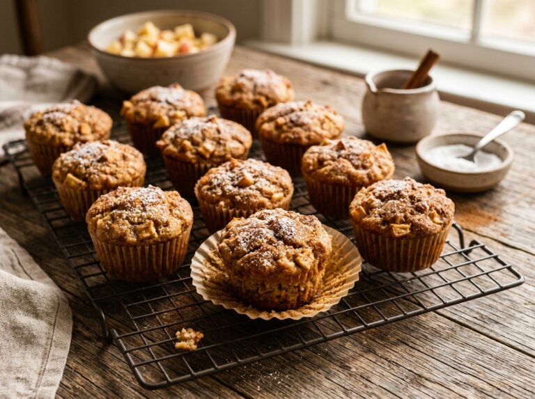 Keto Apfel-Zimt Muffins